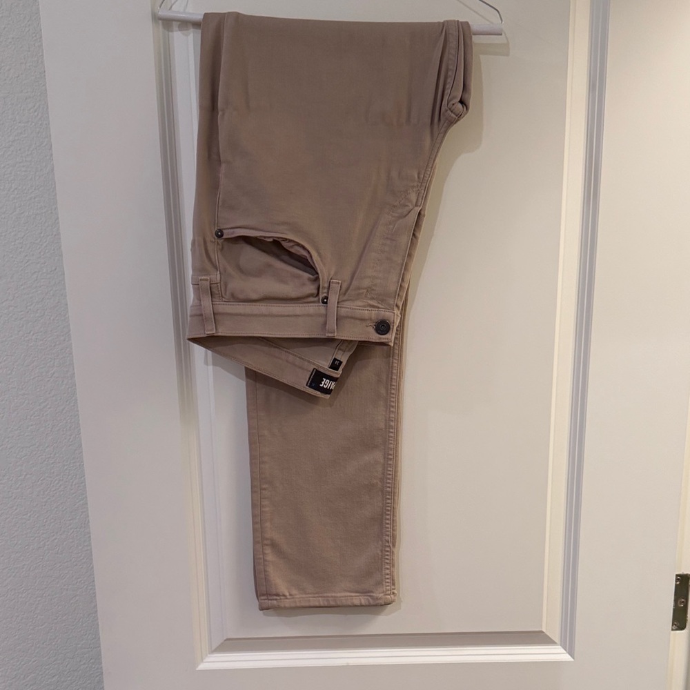 PAIGE Men's Tan Straight Jeans